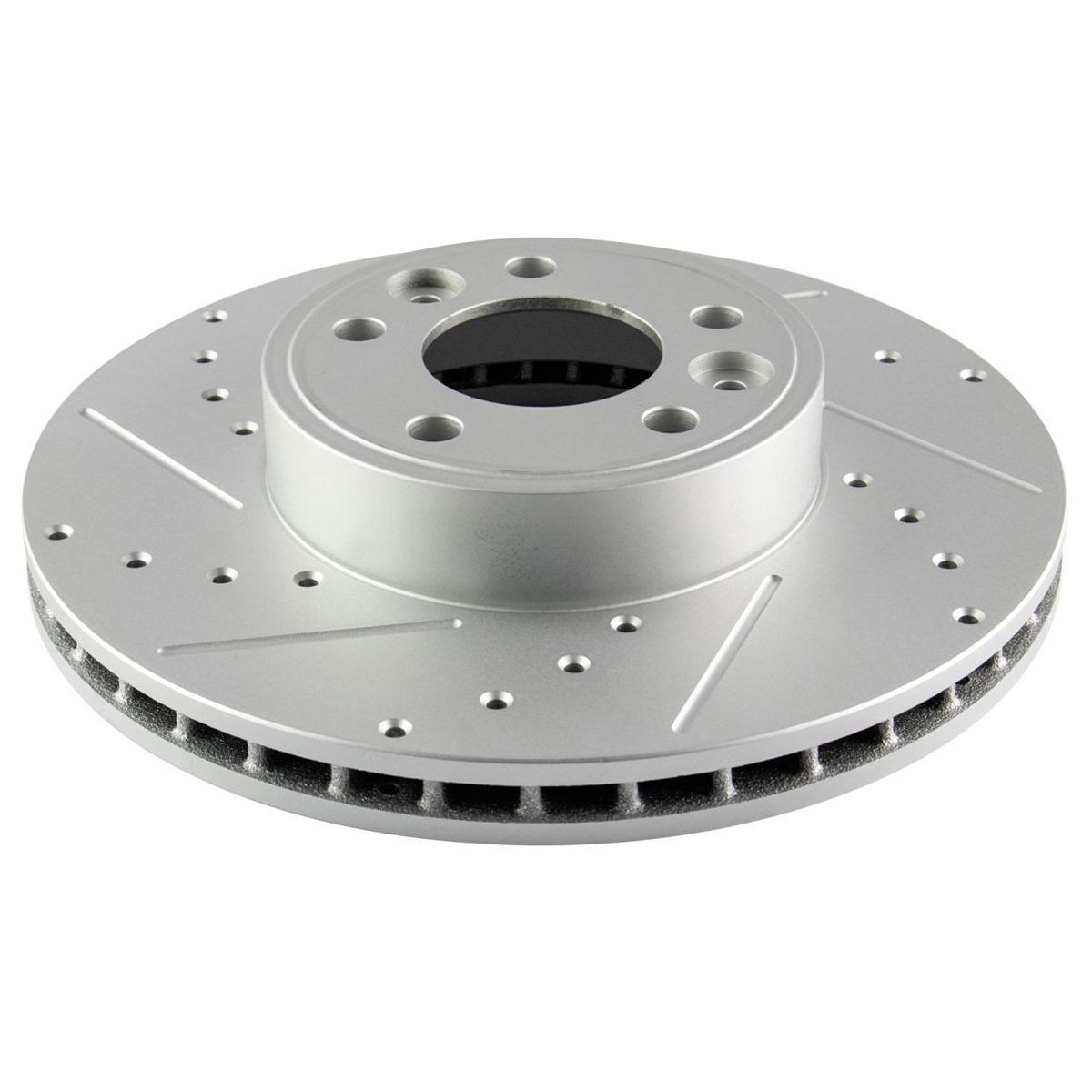 Brake Rotor Drilled Slotted G-Coated Front
