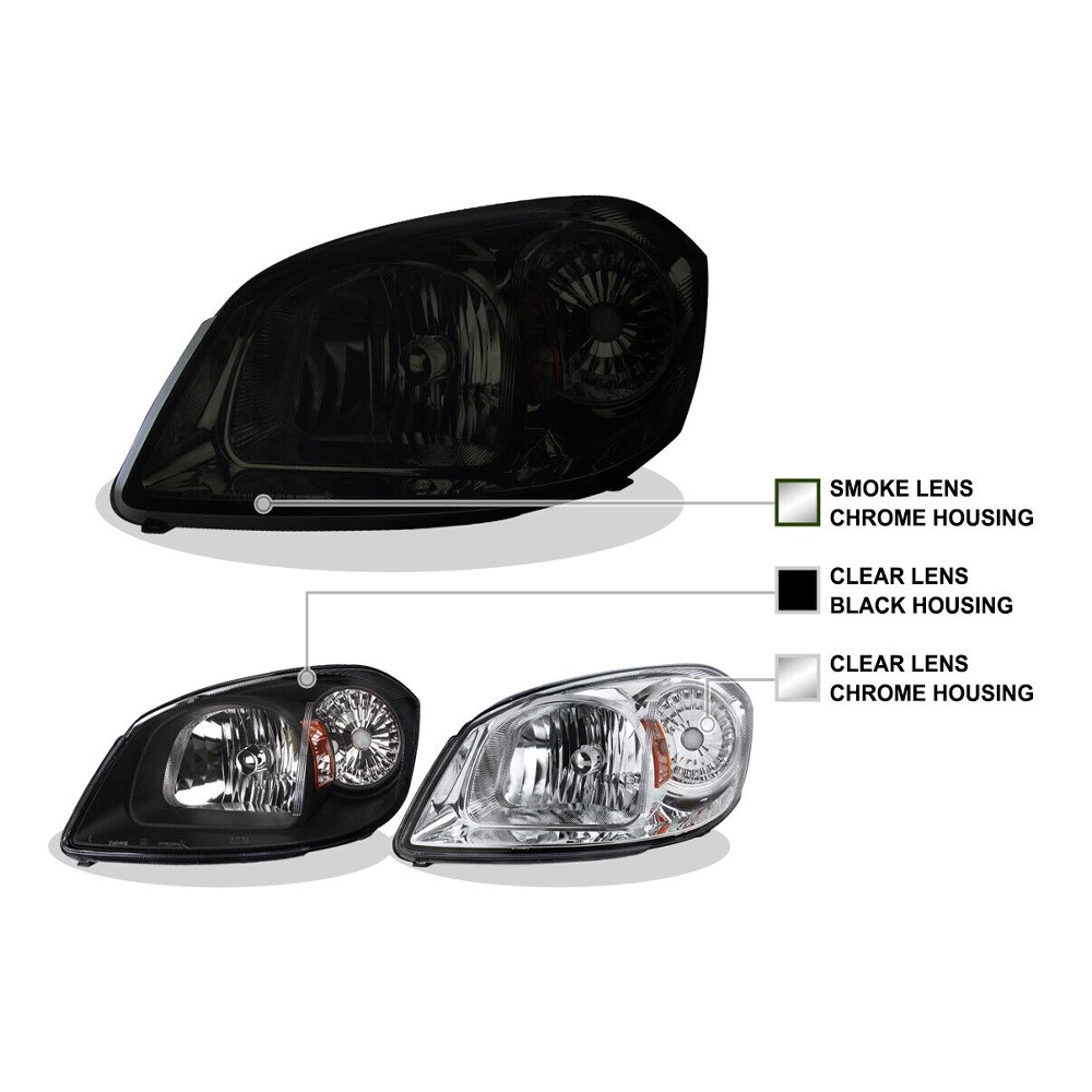 Black Headlights Lamp