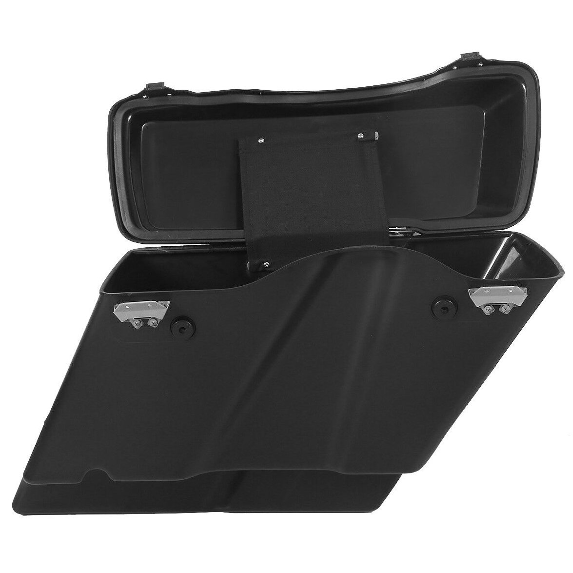 Matte 5" Stretched Saddlebags Fit For Harley-Davidson Harley Road Electra