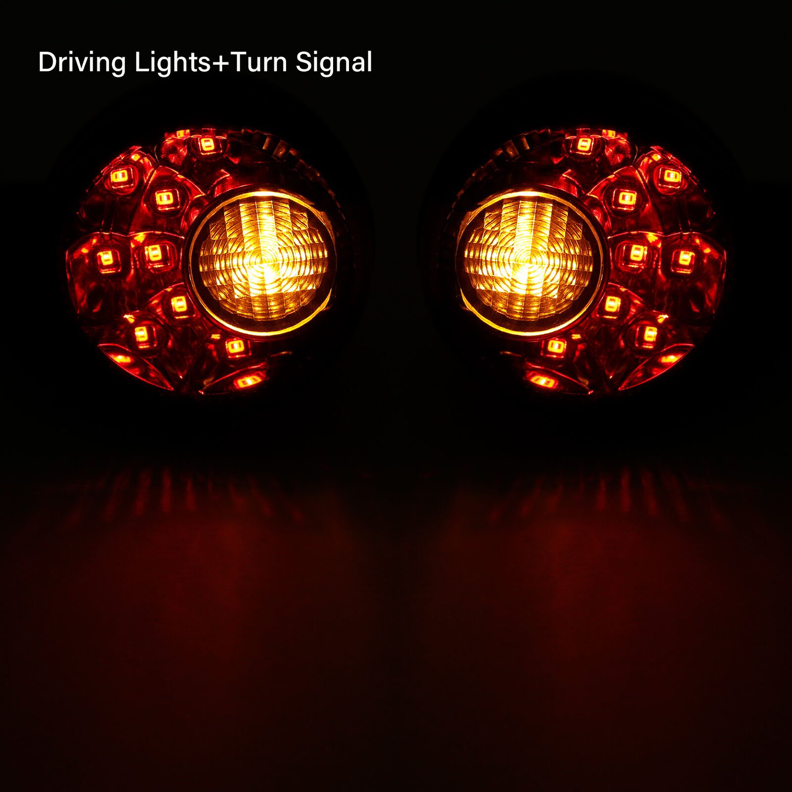 Black Rear Turn Signals LED Light Fit For Harley-Davidson Harley 883