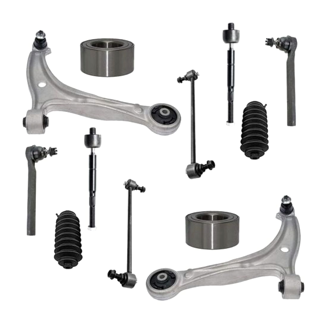 12pc Front Control Arm Wheel Bearing Tierod Sway Bar For 2005-2010 Honda Odyssey