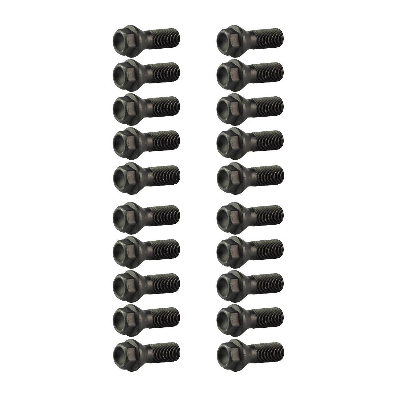 2 Sets Of - For BMW F25 X3 E70 X5 Black Wheel Lug Bolts 36136781151