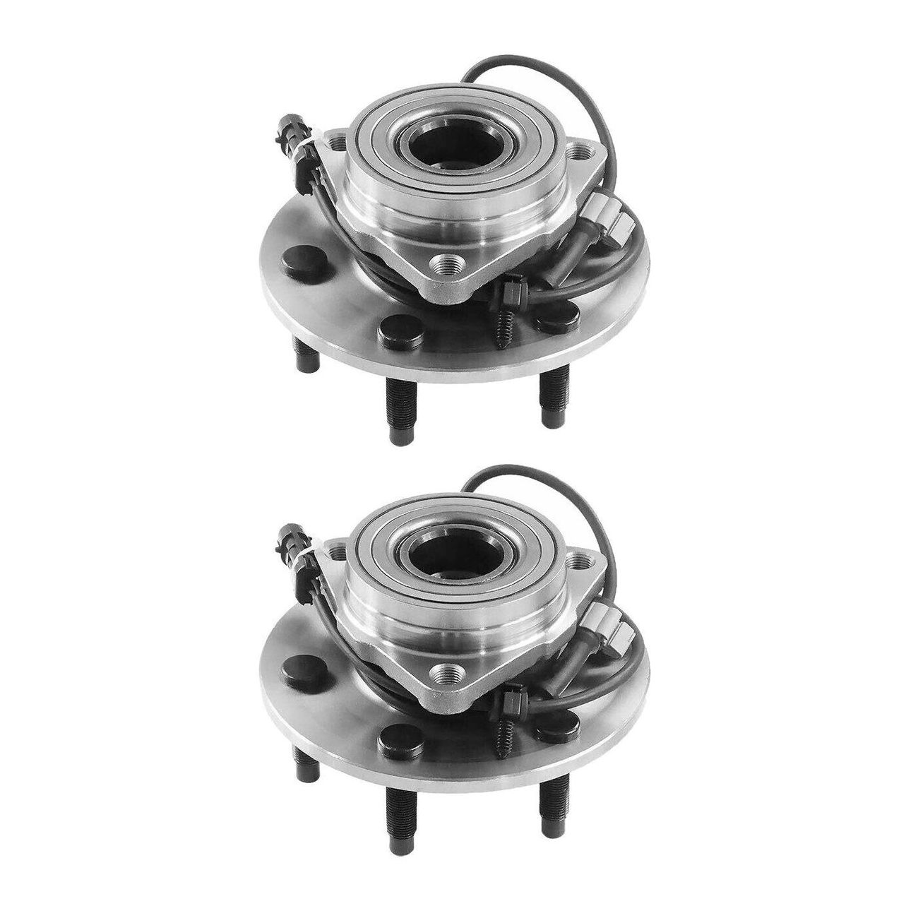 2 Sets Of - 4x4 Front Wheel Bearing & Hub For GMC Sierra Chevy Silverado Escalade