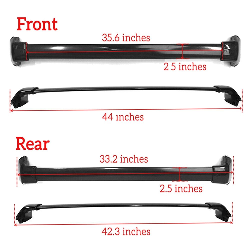 Fits 12-16 Honda CR-V Roof Rack Luggage Carrier Cross Bar + Side Rail Set 4PCS