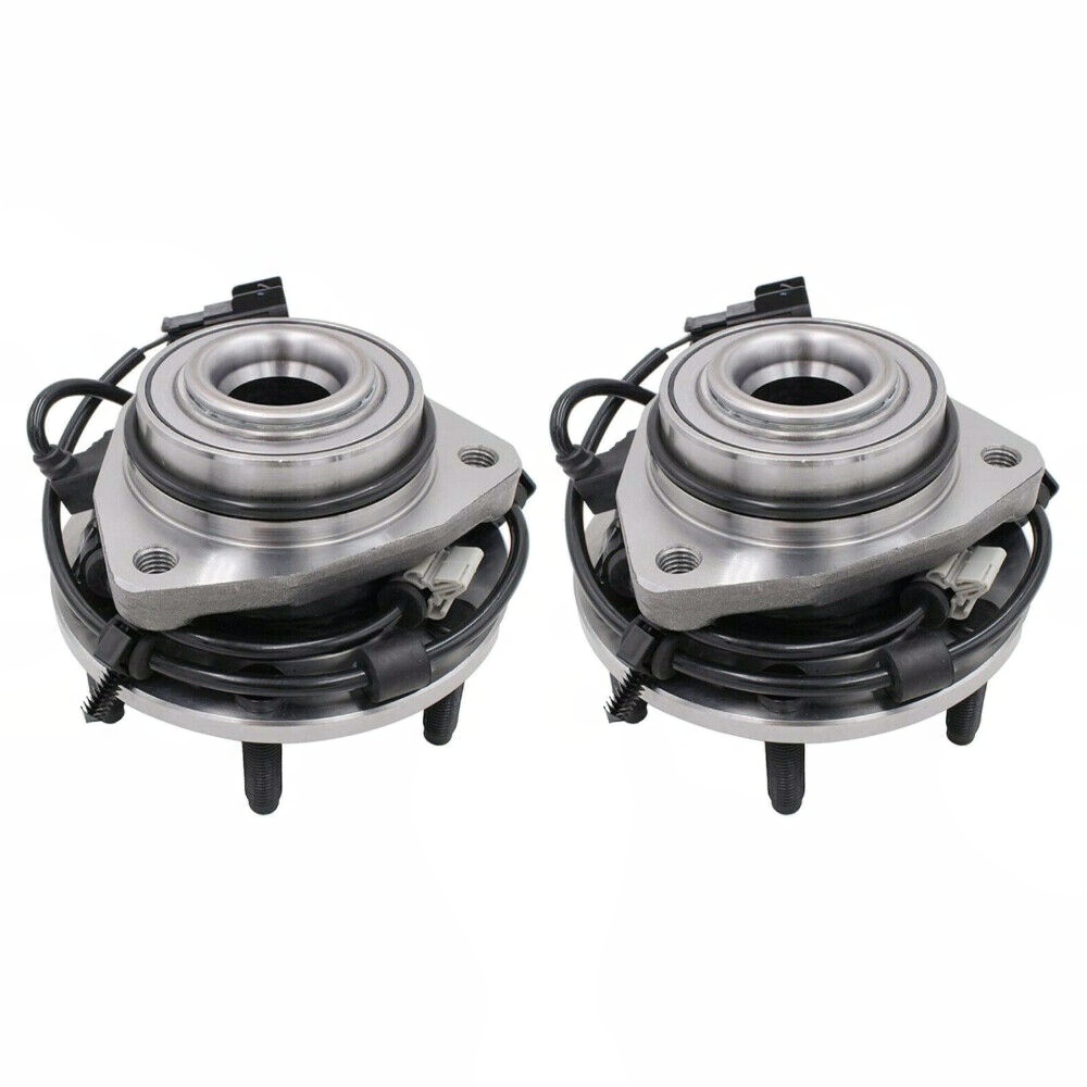 Front Wheel Bearing Hub CV Axle Shafts Assembly Kit For Envoy Trailblazer 4.2L