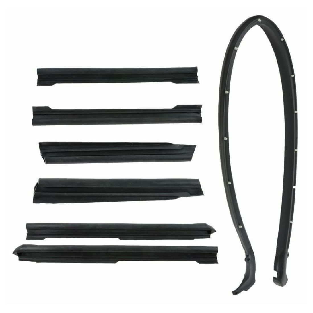 Weatherstrip Seal Kit Set 10pc For 1968 F85 U/K Pontiac 1968 GTO U/K Special