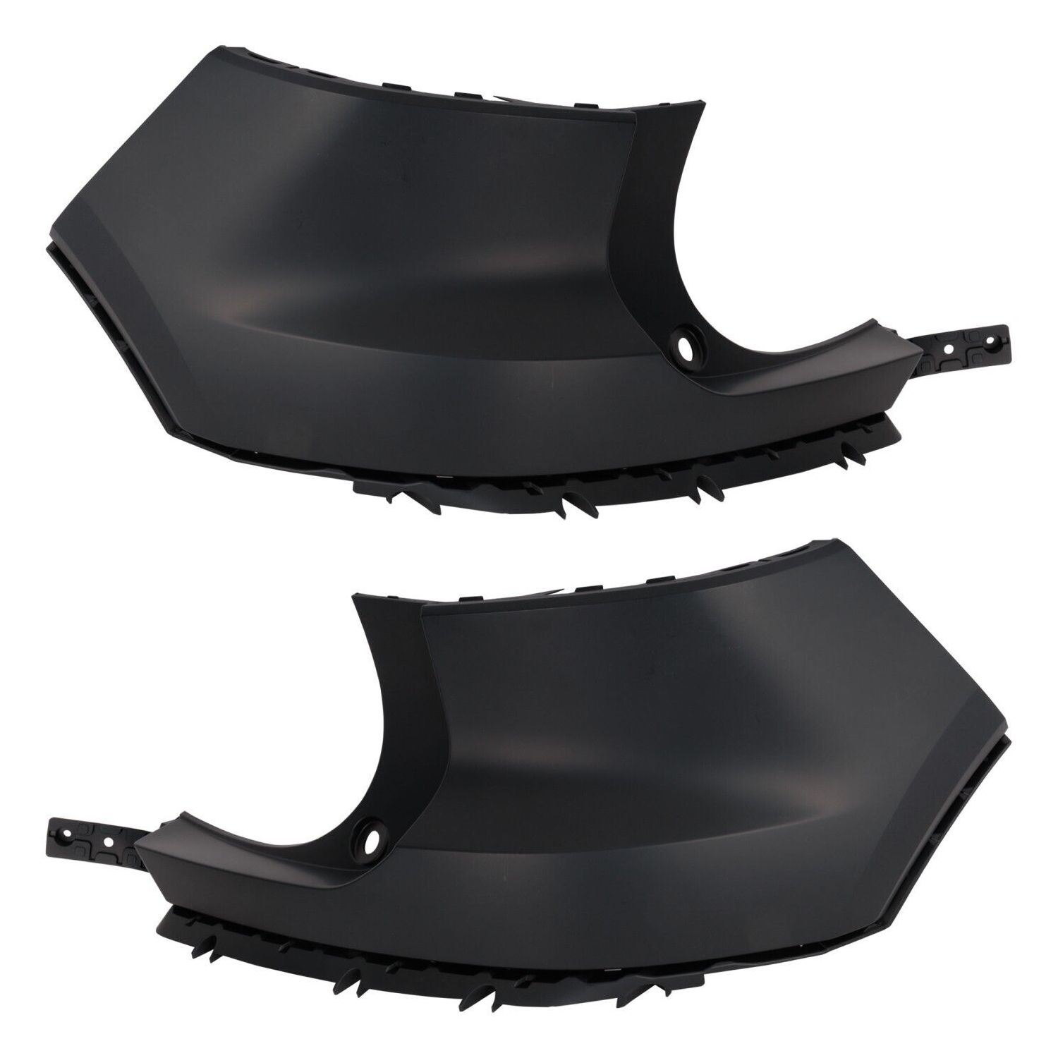 Pair Bumper Face Bar Ends Extensions Set Of 2 Rear Driver & Passenger Side