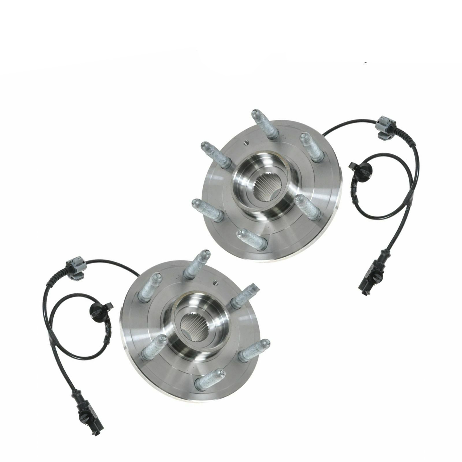 FW346 Front Wheel Hubs & Bearings Pair Set For Cadillac Chevrolet GMC 4WD 4x4
