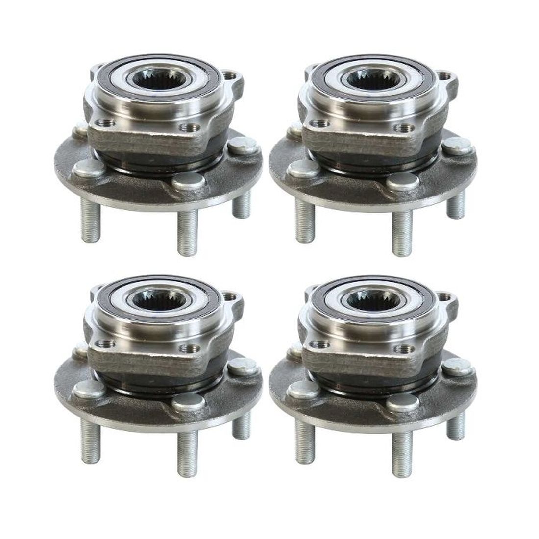 2 Sets Of - For 2008-2014 Subaru Impreza 2009-2014 Forester Front Wheel Hub Bearing