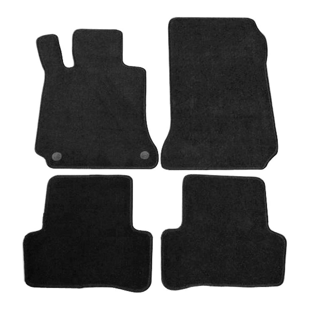 For 08-11 C300 4Matic Luxury W204 OE Factory Fitment Nylon Floor Mats Black