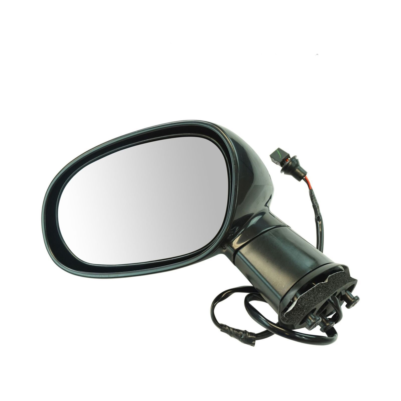 Exterior Power Heated Manual Folding Mirror Black Left Side For Dodge Challenger