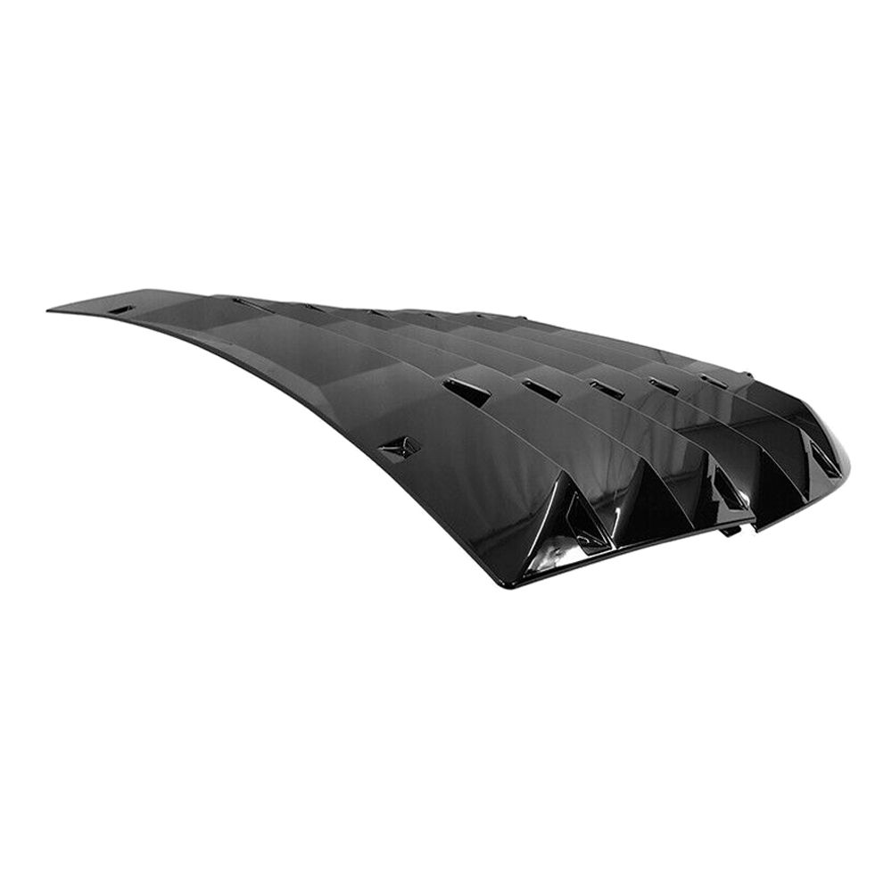 For 20-23 Tesla Model Y Rear Window Louver Windshield Cover Vent Gloss Black 2PC