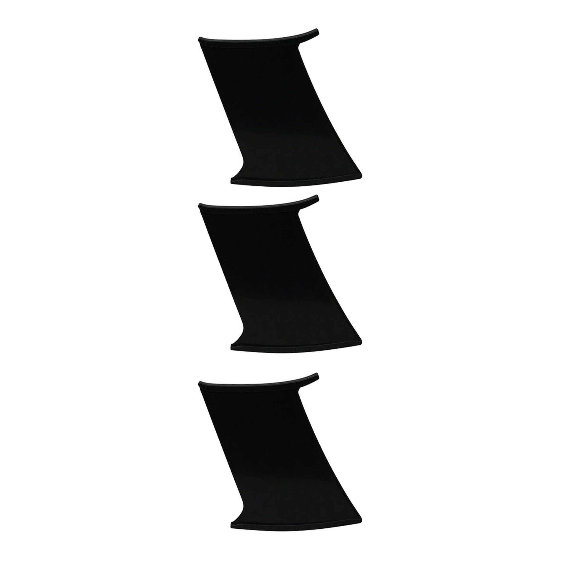 3 Sets Of - Fits 02-07 Subaru Impreza WRX Trunk Spoiler Wing Support Stabilizer ABS