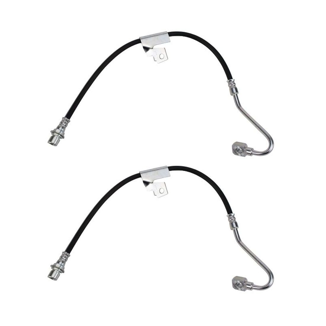 2 Sets Of - Front Left Brake Hose Fits Chevrolet Blazer S10 Jimmy Sonoma Hombre
