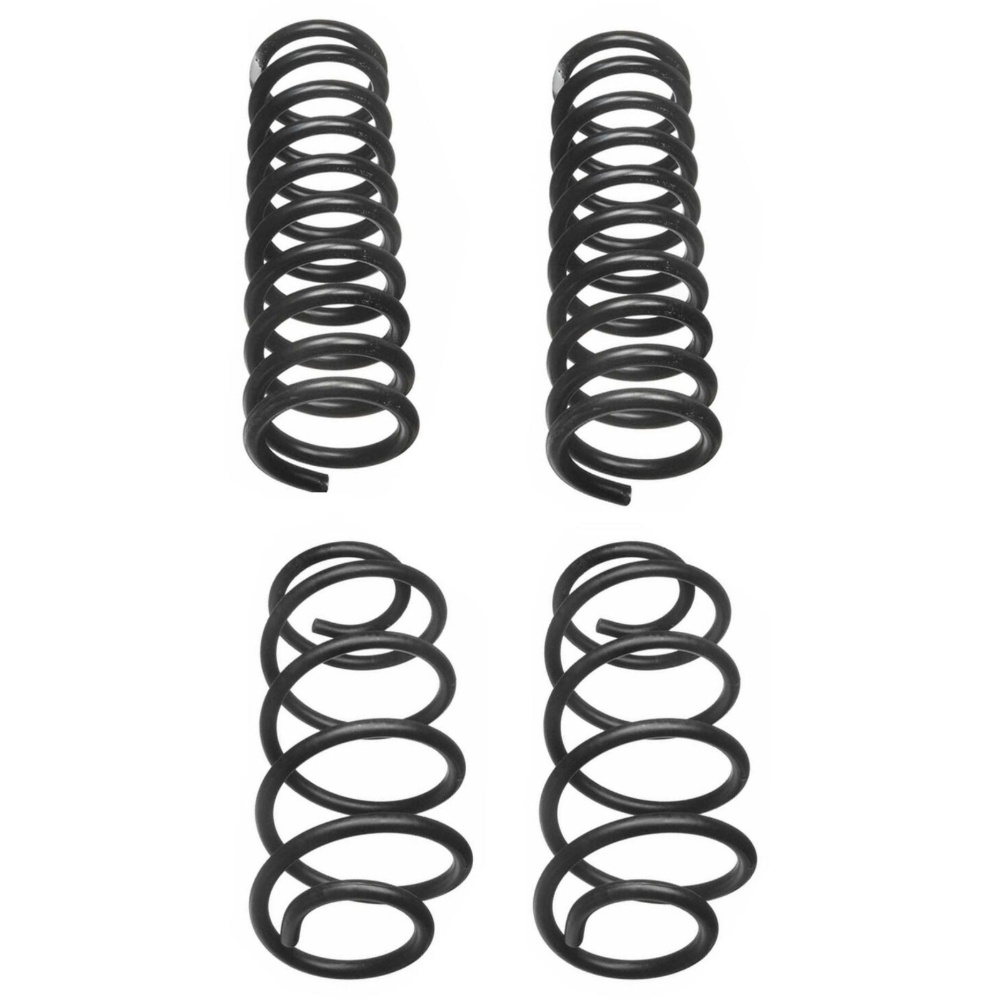 Front And Rear Coil Springs Kit For Camino Carlo El Grand Prix Monte