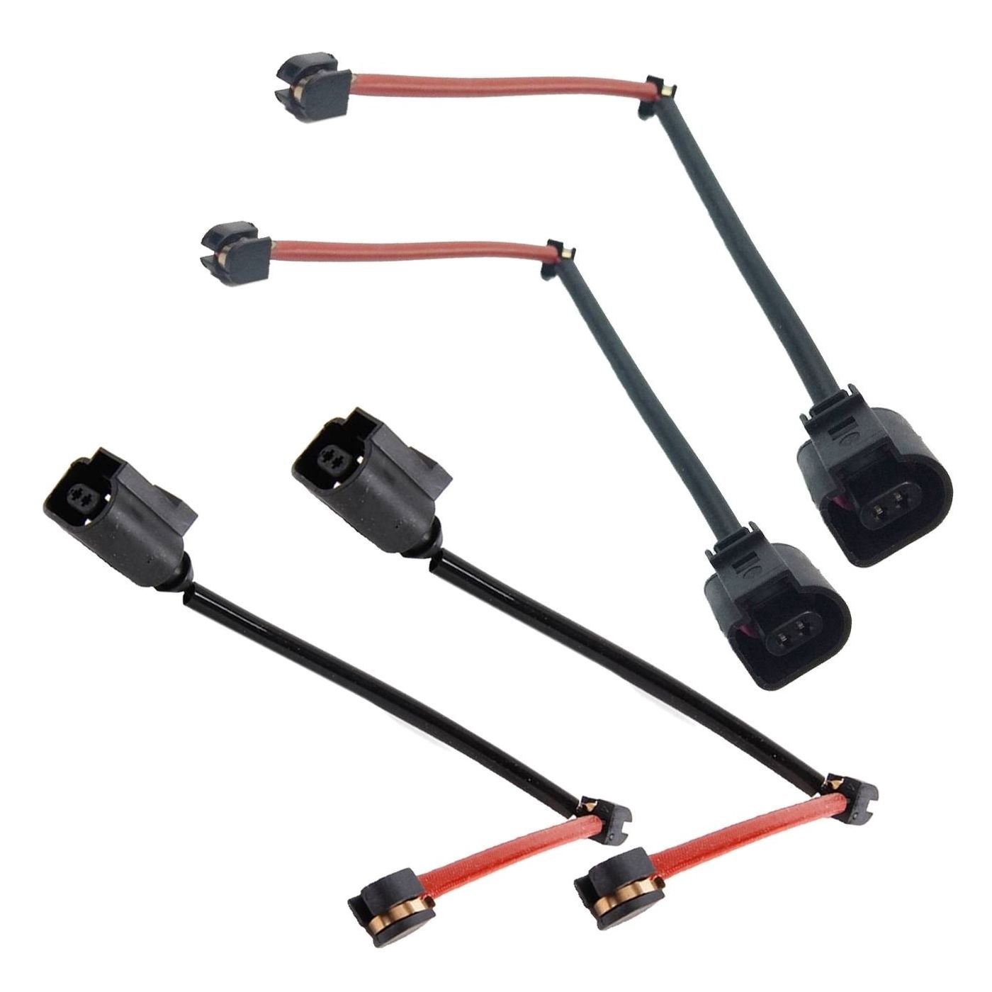 Set Of 4 For 03-10 Porsche Cayenne Front Rear Brake Pad Wear Sensor