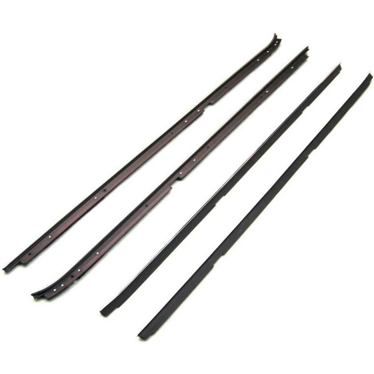 For 81-88 Regal 81-88 Cutlass 2dr Beltline Weatherstrip Set W Stainless Molding