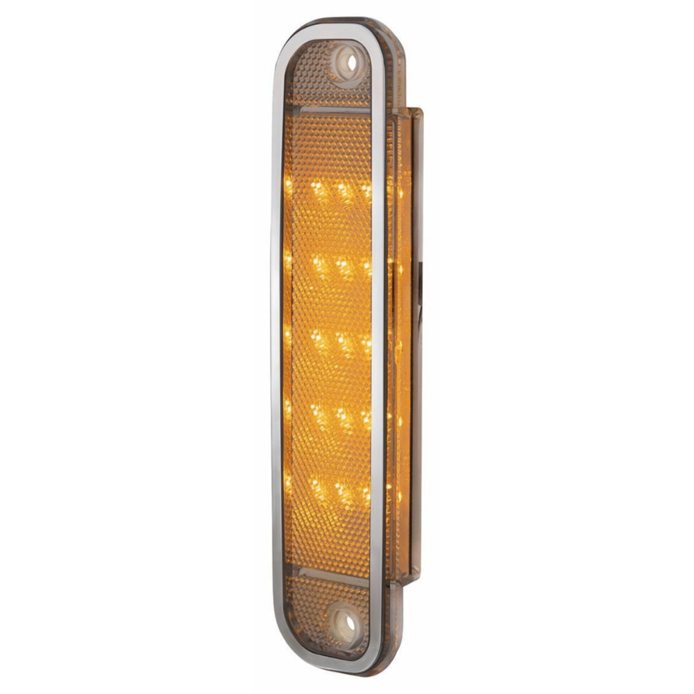 2 Sets Of - Clear Amber LED Side Marker Light Set For Chevrolet GMC Truck