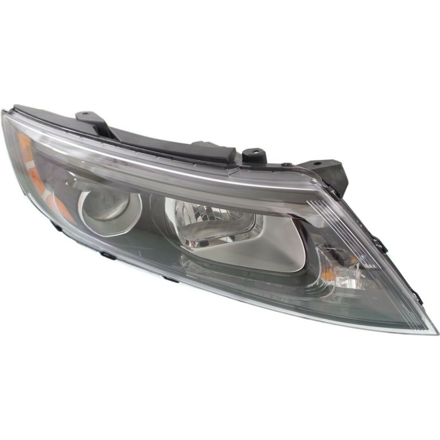 Headlight Set For 2014-15 Optima Sedan Left And Right Black Housing 2Pc