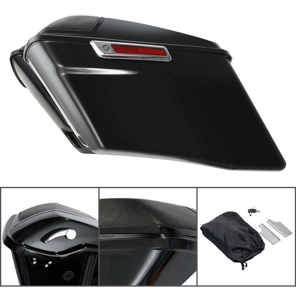 4" Stretched Saddlebag Rear Fender For Harley-Davidson CVO Street