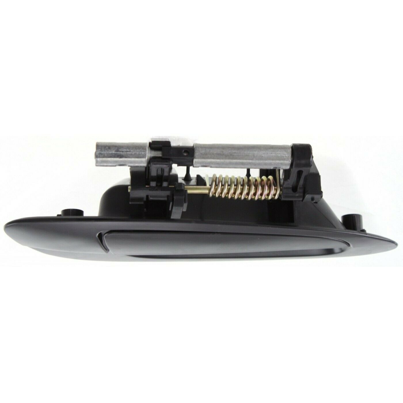Door Handle Smooth Black Exterior Outside Kit Set Of 4 For 2002-06 Altima Sedan