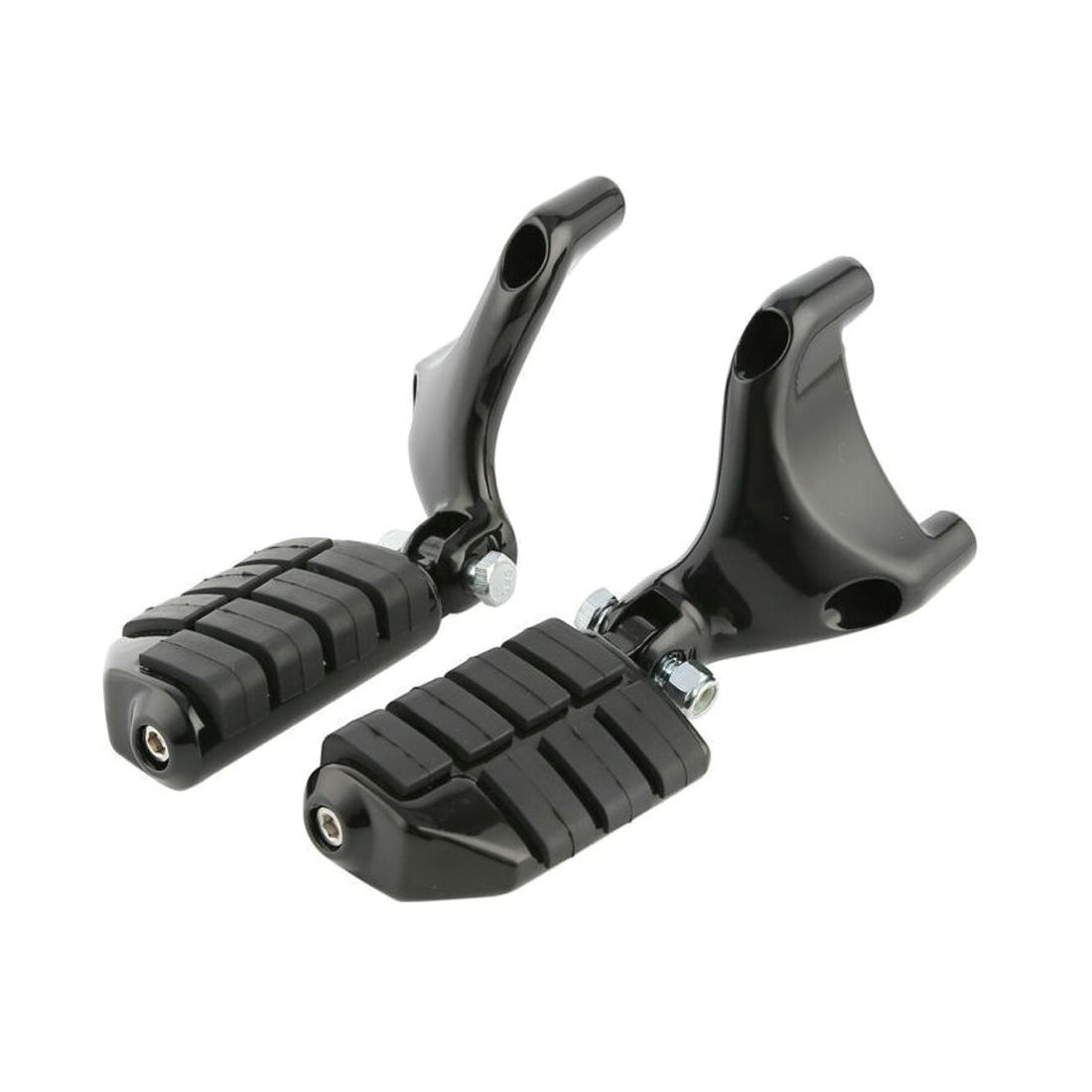 For 2004-2013 Harley-Davidson Sportster 1200 Black Passenger Foot Pegs Mount