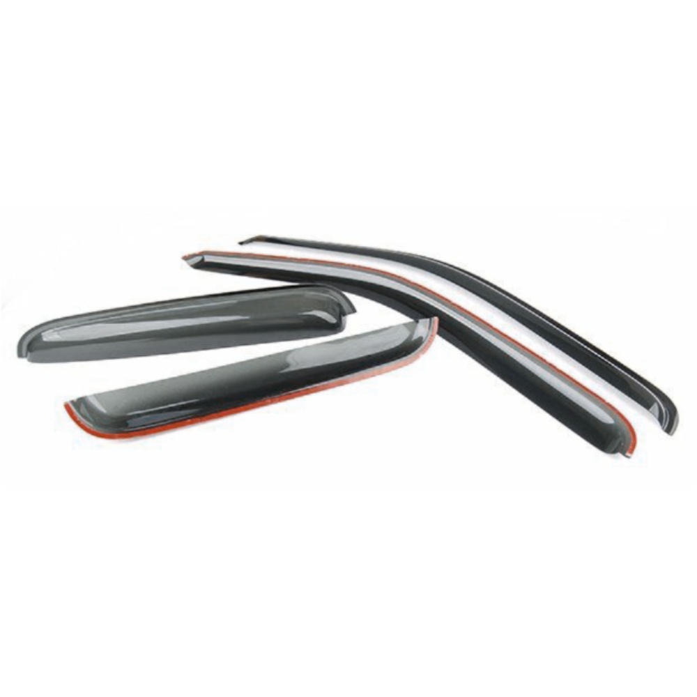 2 Sets Of - For Chevrolet GMC Extended Cab Acrylic Window Visor Vent Sun Rain Guard