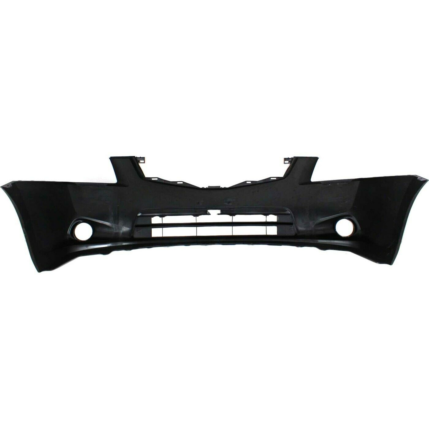 Front Bumper Cover For 2010-2012 Nissan Sentra SL Sedan W/ Fog Lamp Holes
