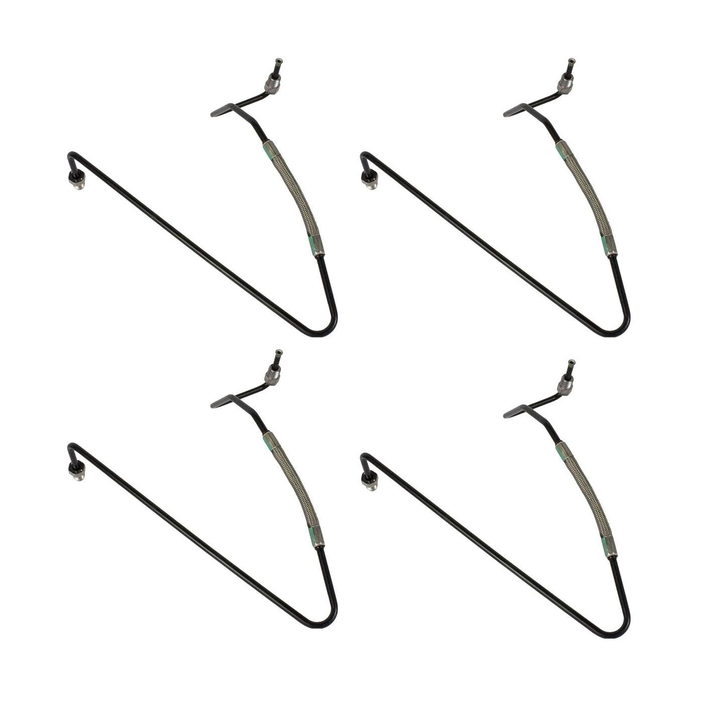 4 Sets Of - BRT-99 Brake Line Front For 2008 F-150 Flotillera Standard Cab Pickup