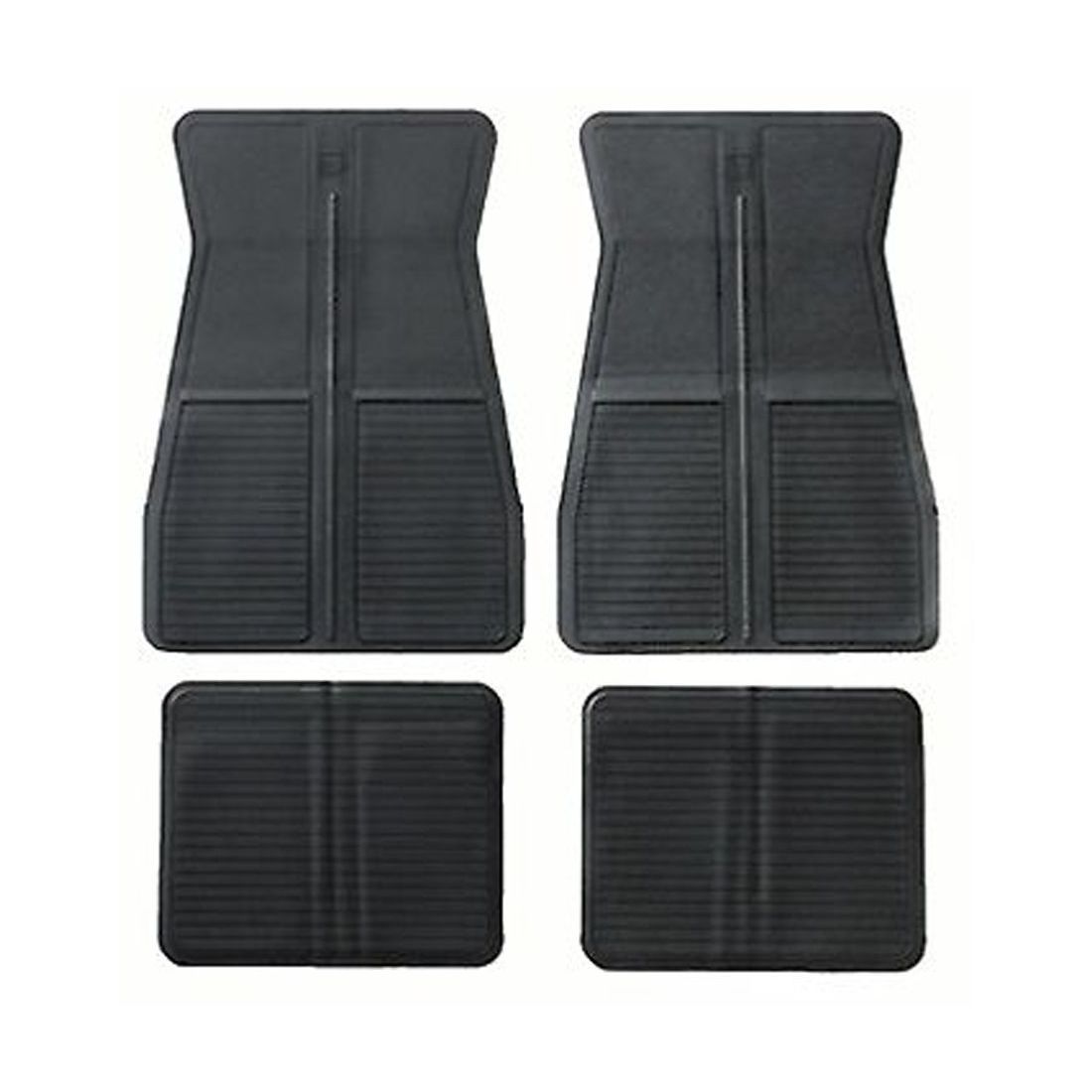 For 76 Buick Century Indianapolis 500 Pace Car Coupe Black Style Floor Mat Set