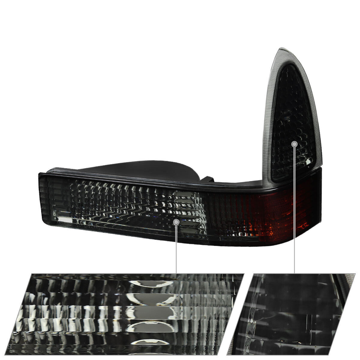 2 Sets Of - Smoke Corner Lights F350 Signal L+R