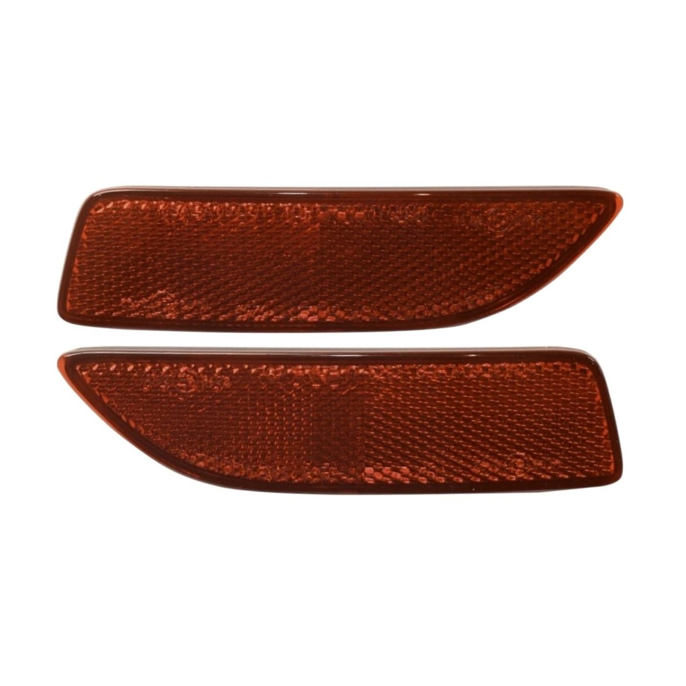 Bumper Reflector Set For 2011-2013 Toyota Corolla Sedan Rear Left & Right 2Pc
