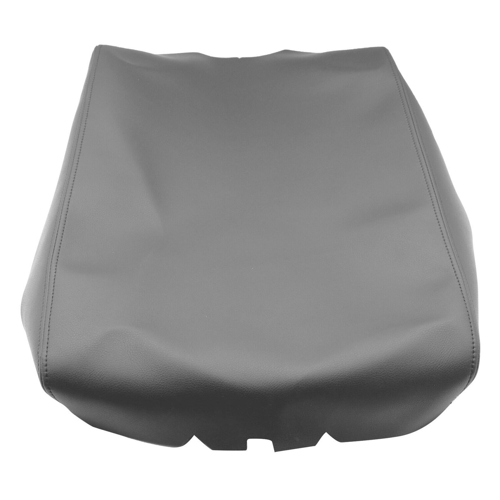 Fits 2004-2014 Nissan Titan Leather Console Lid Armrest Cover Bench Seat Gray