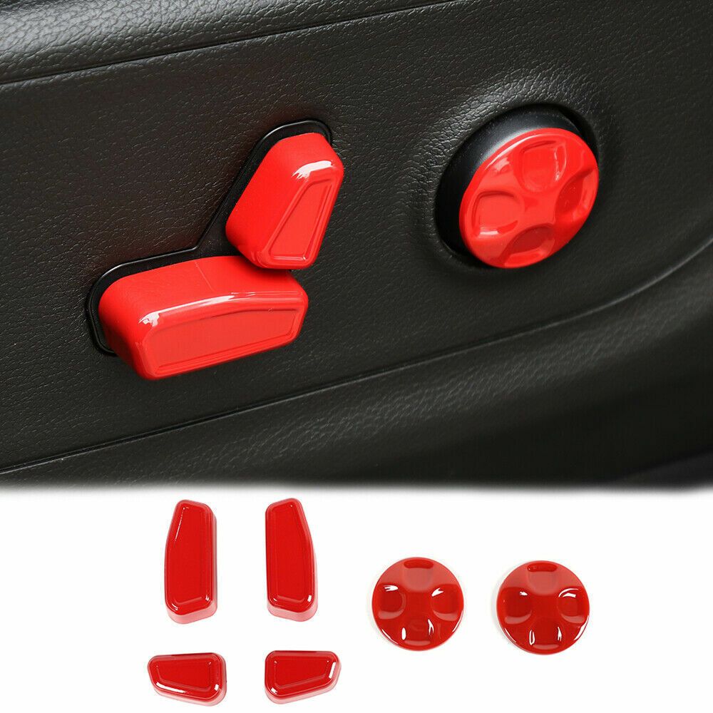 Seat Adjust Button Bezel For Dodge Charger 15+ Durango 11+ RAM 18+ Accessories