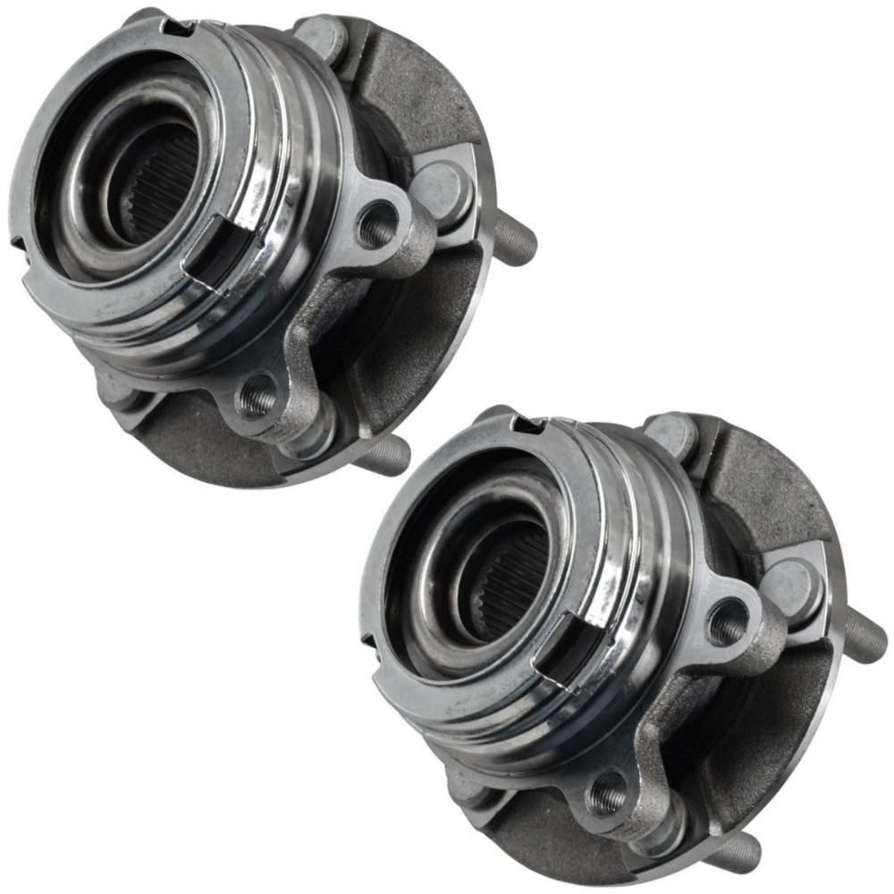 2 Sets Of - Front Wheel Hub & Bearing Assembly Set For 03-07 Murano 04-09 Quest FWD