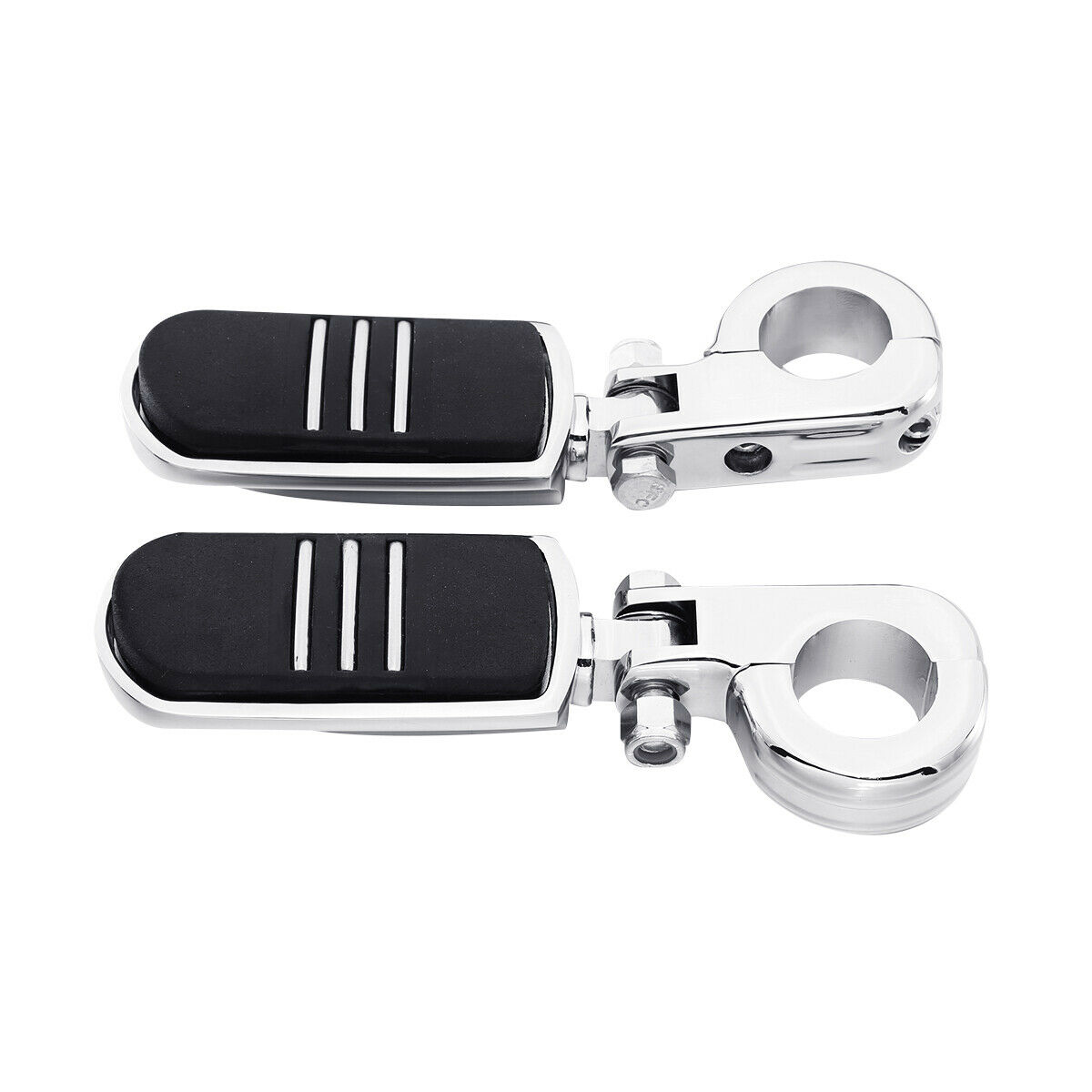 2 Sets Of - 1/4'' Pegstreamliner Highway Foot Pegs Footpeg Mount Fit For Harley
