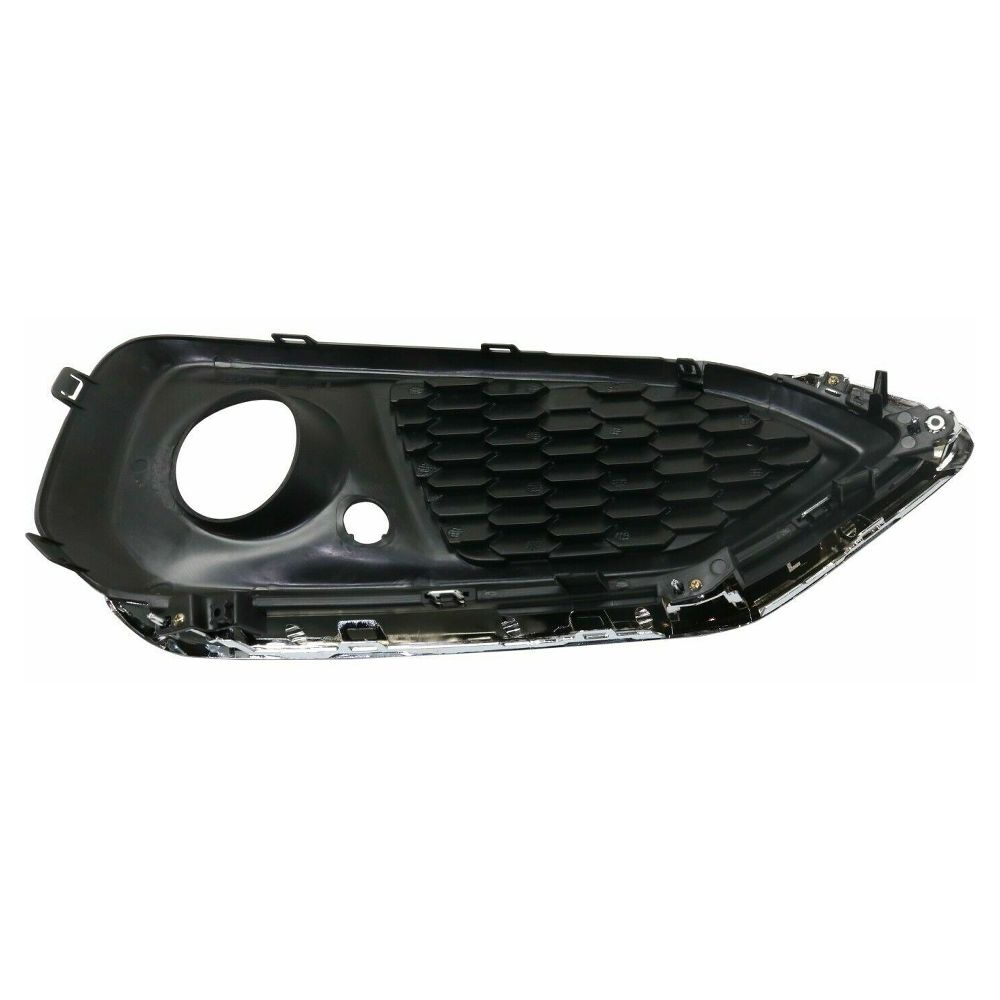 For Acura 16-18 RDX Base Left LH Fog Lamp Cover W/ Fog Lamps W/ Chrome Molding