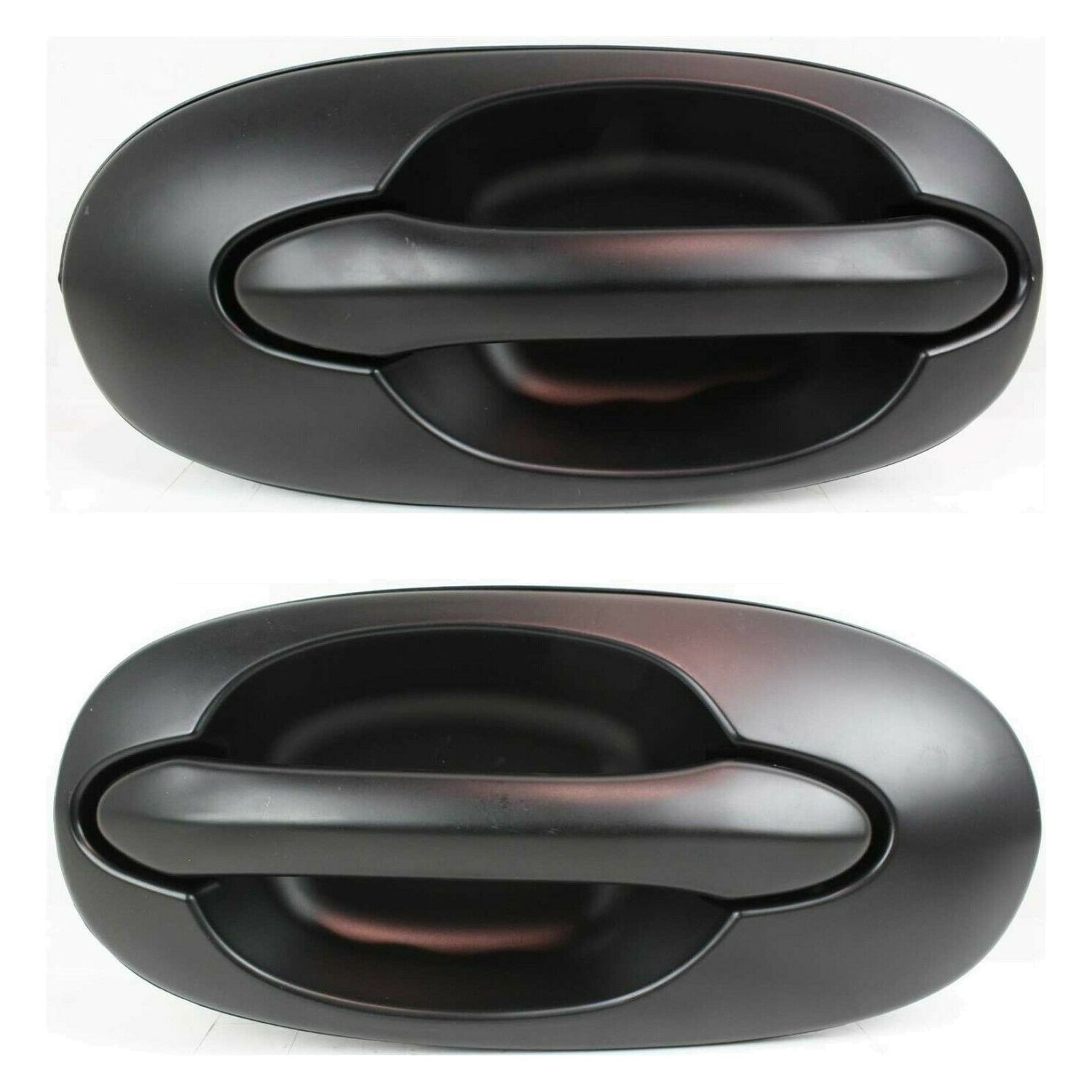 Rear Exterior Outside Sliding Door Handles Pair Set Black For 2002-05 Sedona LX