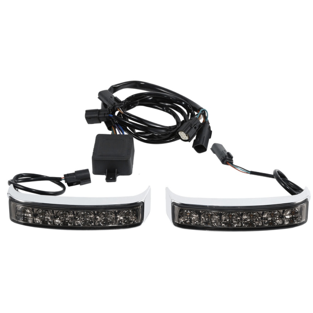 2 Sets Of - LED Saddlebag Run Brake Turn Lamp Light For 2014-2021 Harley-Davidson
