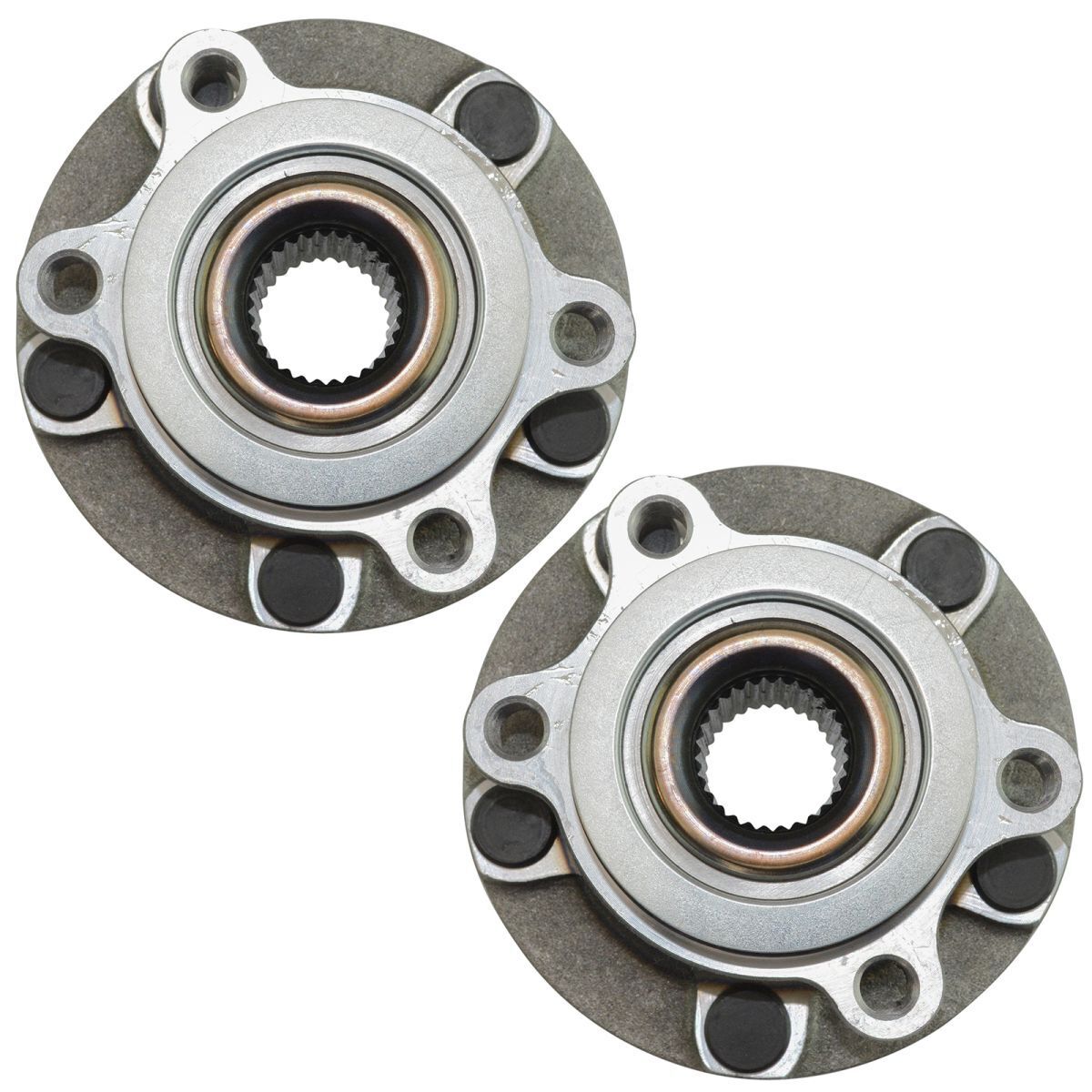 Front Wheel Bearing & Hub Assemblies Left/Right Side Set Pair For Juke Leaf