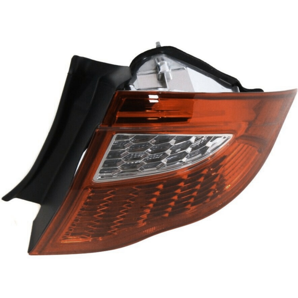 Halogen Tail Light For 2010-2012 Ford Fusion Sedan Right Clear & Red Lens