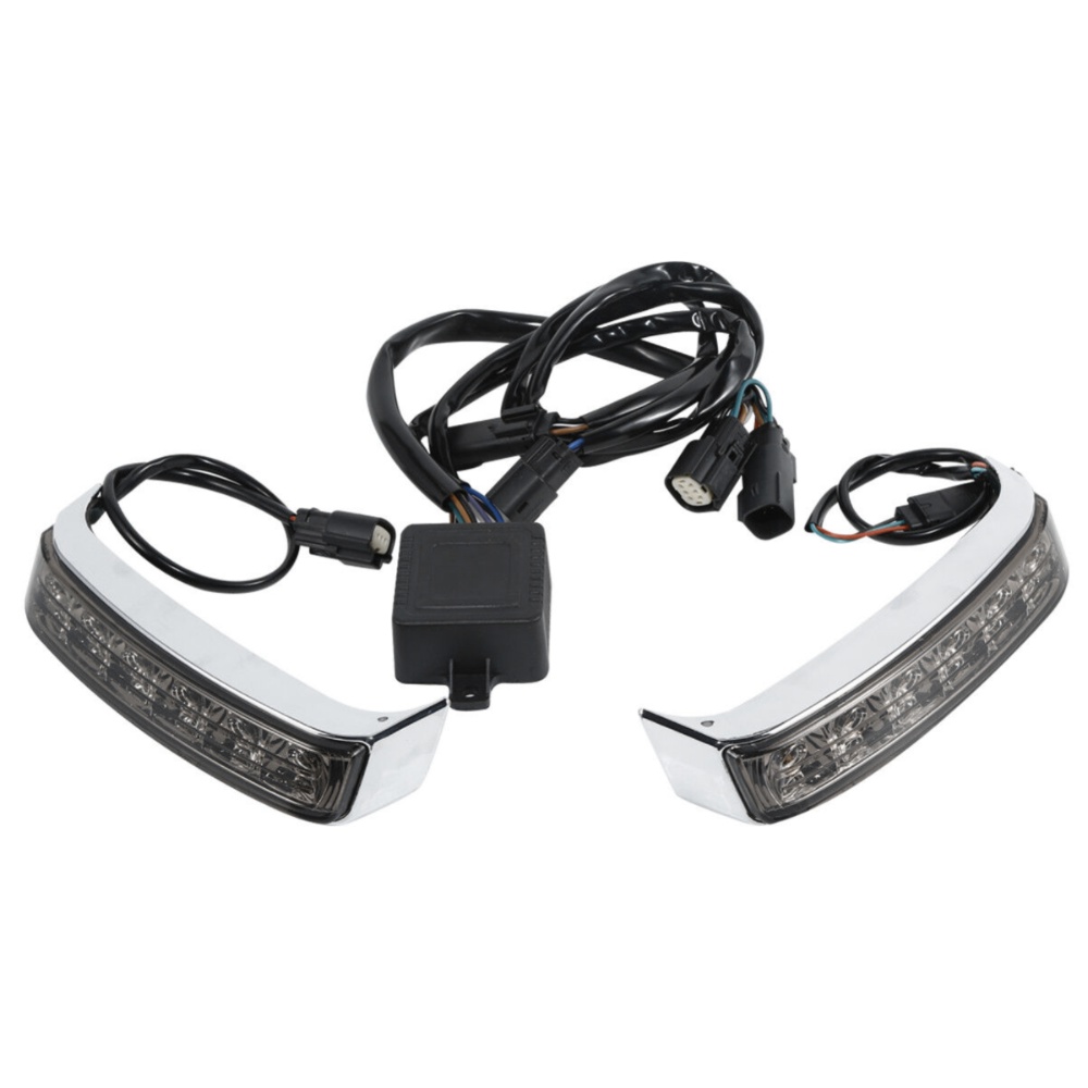 2 Sets Of - LED Saddlebag Run Brake Turn Lamp Light For 2014-2021 Harley-Davidson