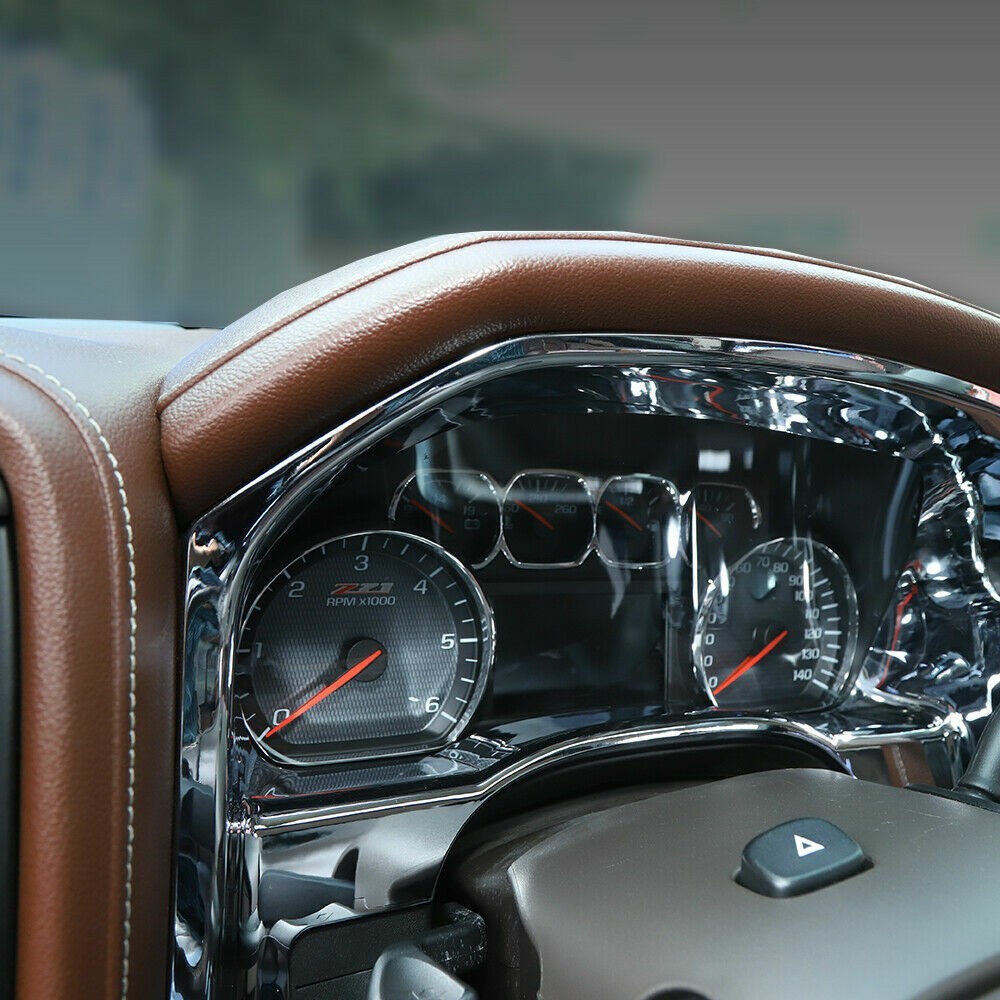 Dashboard Instrument Cover Trim / Chrome