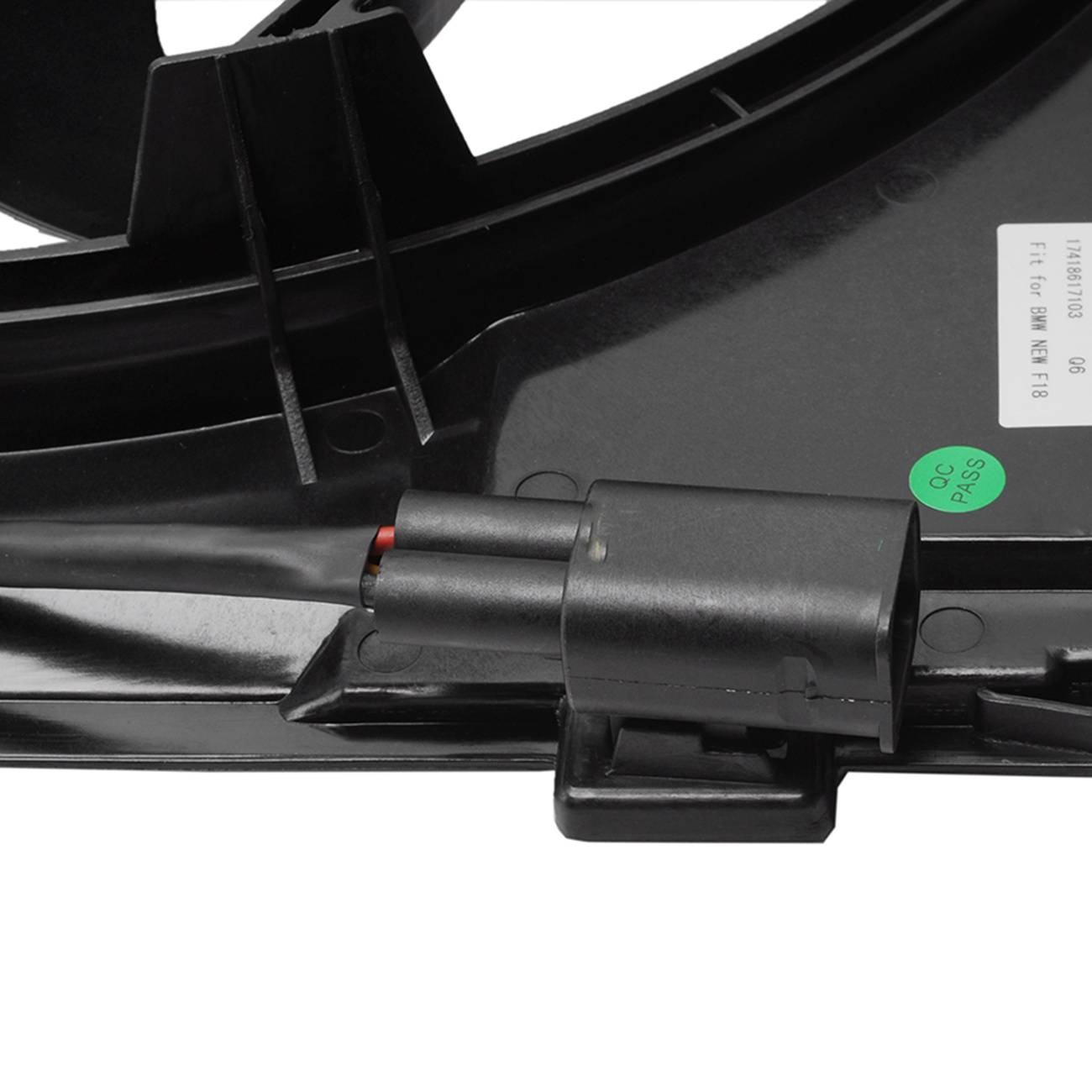 For BMW 12-16 528i 12-16 528i XDrive F10 Radiator Cooling Fan Assembly W/ Motor