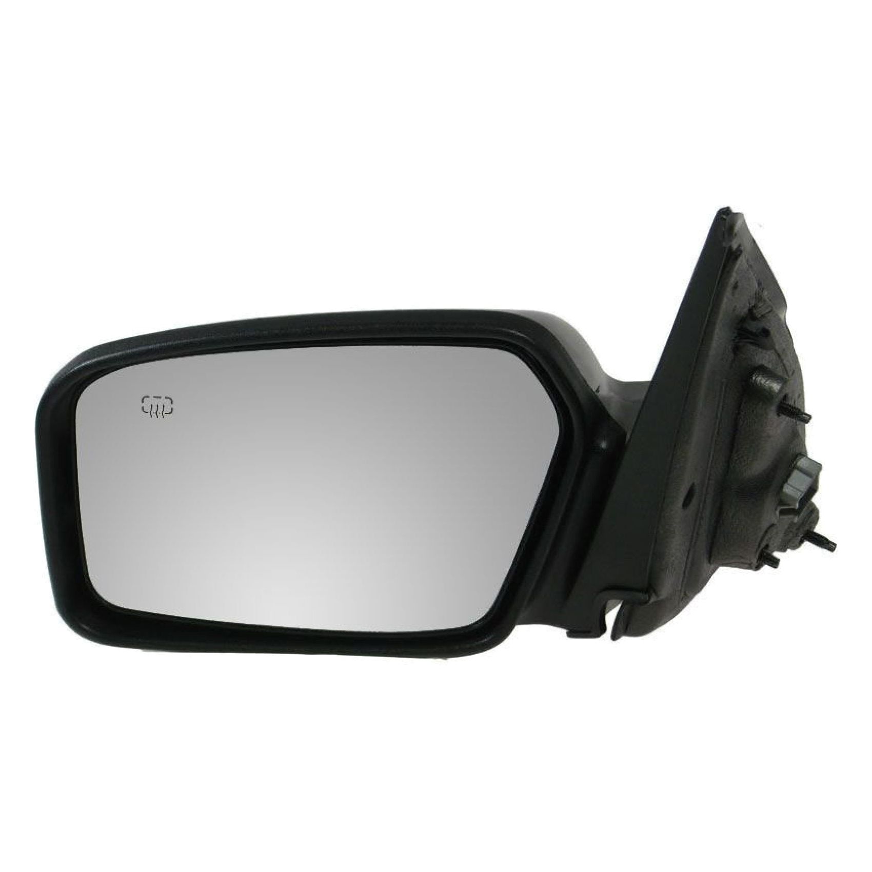 Power Heated Puddle Light Smooth Black Mirror Left Driver For Ford Mercury