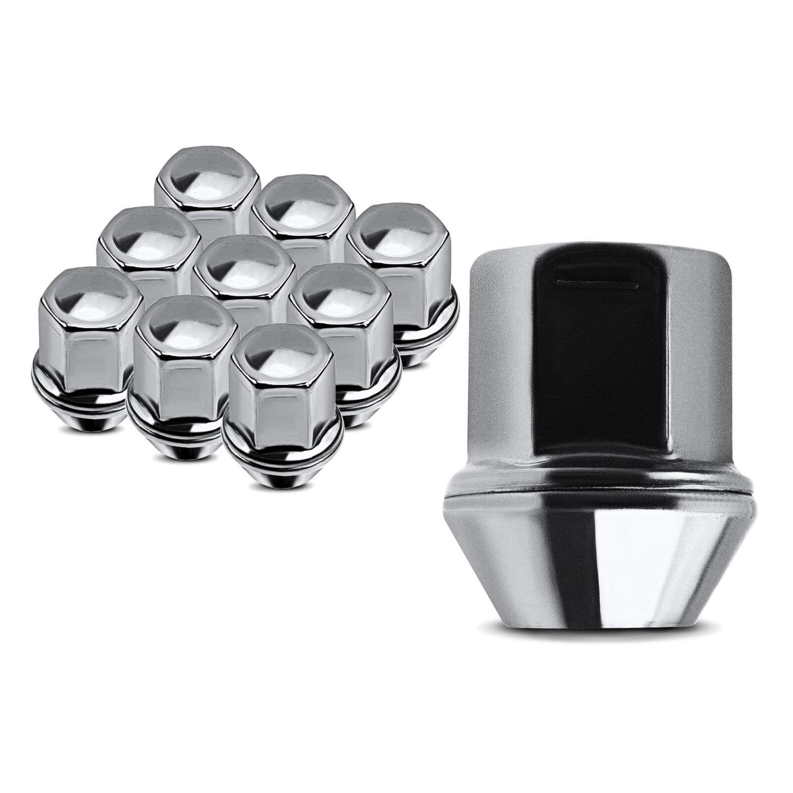 10x Wheel Lug Nut For Land Rover Discovery Sport Rover Evoque Velar Jaguar