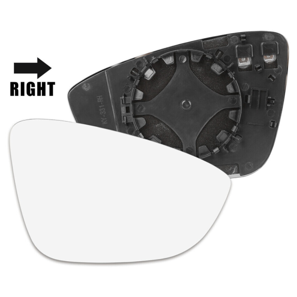 Mirror Glass Heated W/ Backing Plate Passenger Right Side For CC Eos Passat
