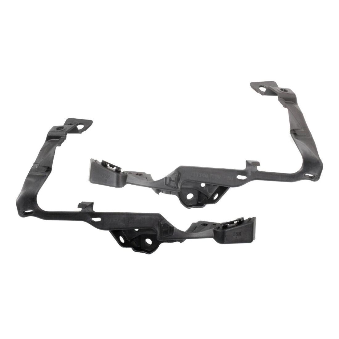 Headlight Bracket Set For 2015-2017 Honda Fit Left And Right Primed Plastic 2Pc