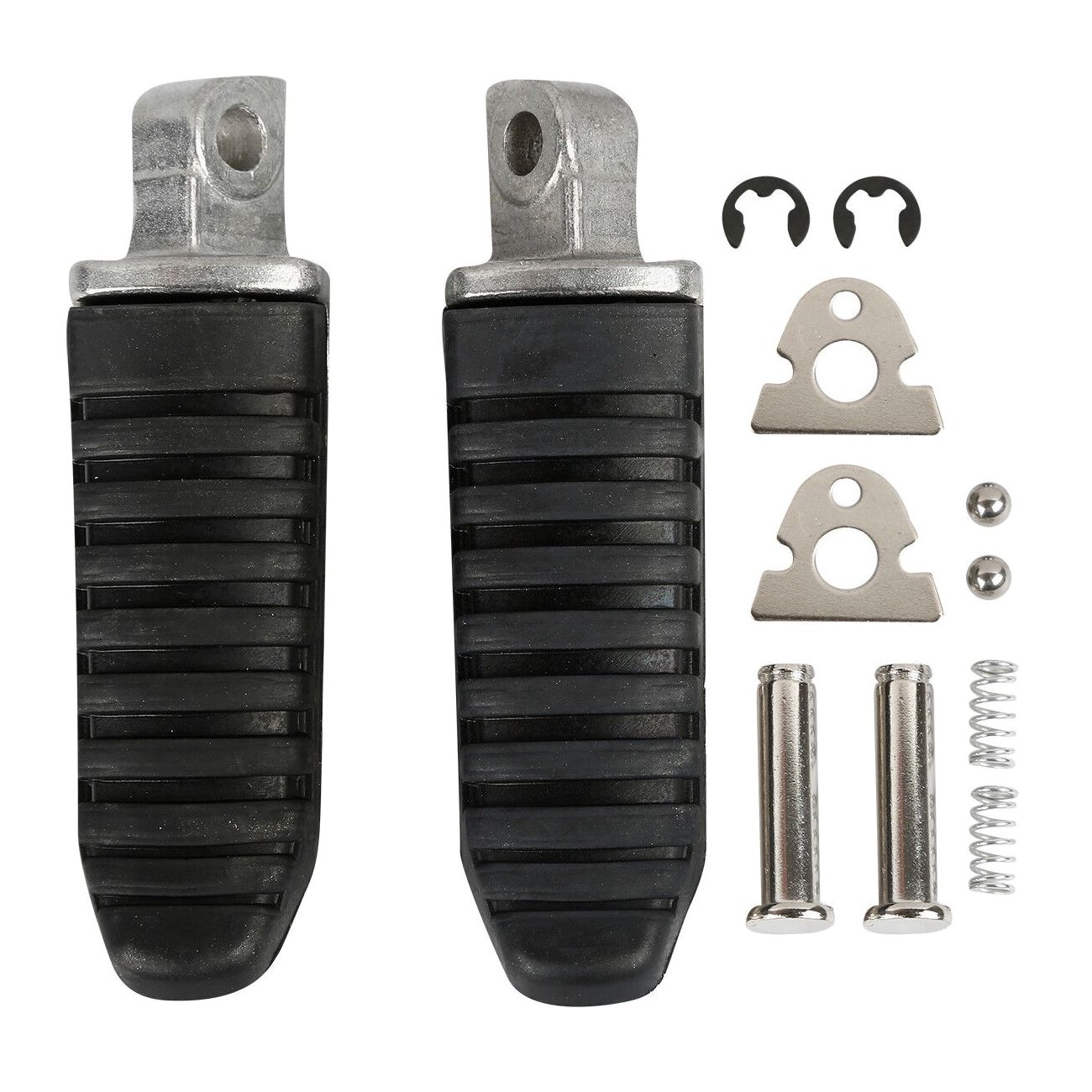Rear Passenger Footrests Foot Pegs For 08-12 Hayabusa Gsx650 Gsx1250 Gsx1300R
