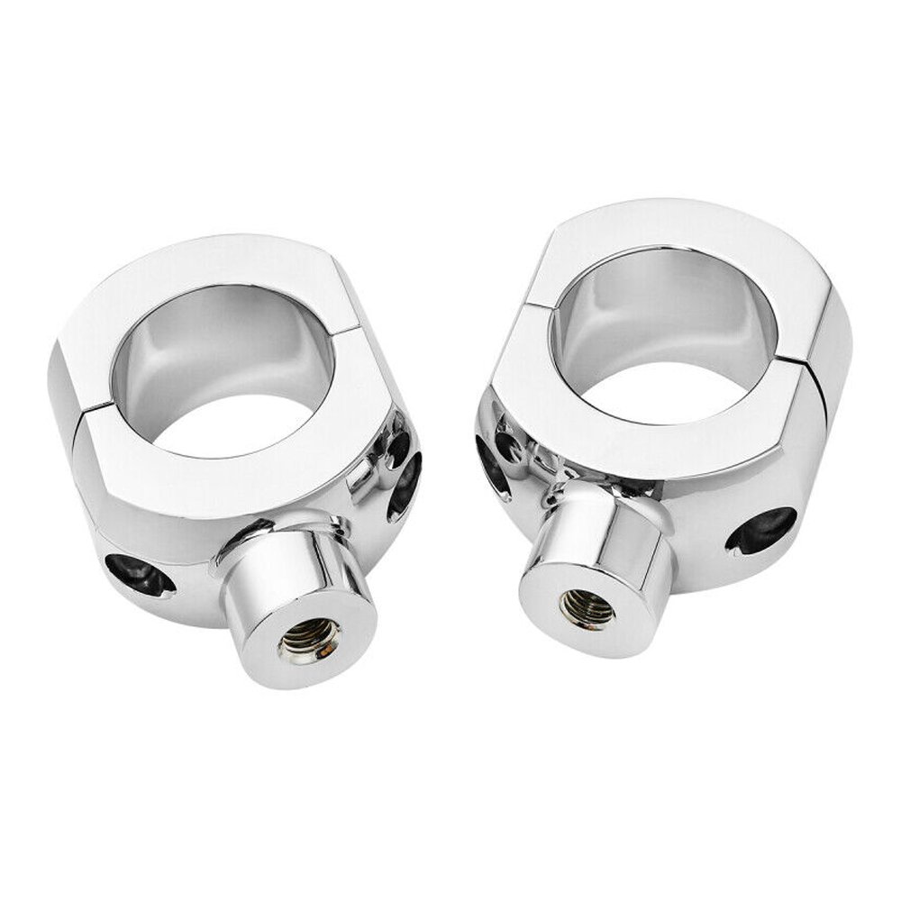 Chrome 2'' Handlebar Bar Risers Fit For Harley-Davidson Harley 1200